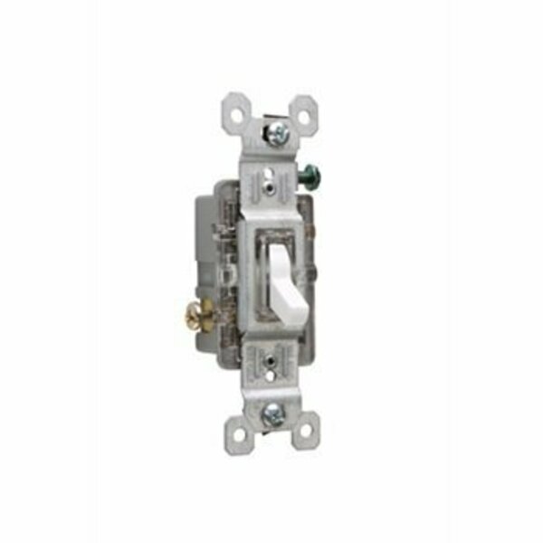 Pass & Seymour Wht Lgtd Sp Tog Switch 660WSLGCC10